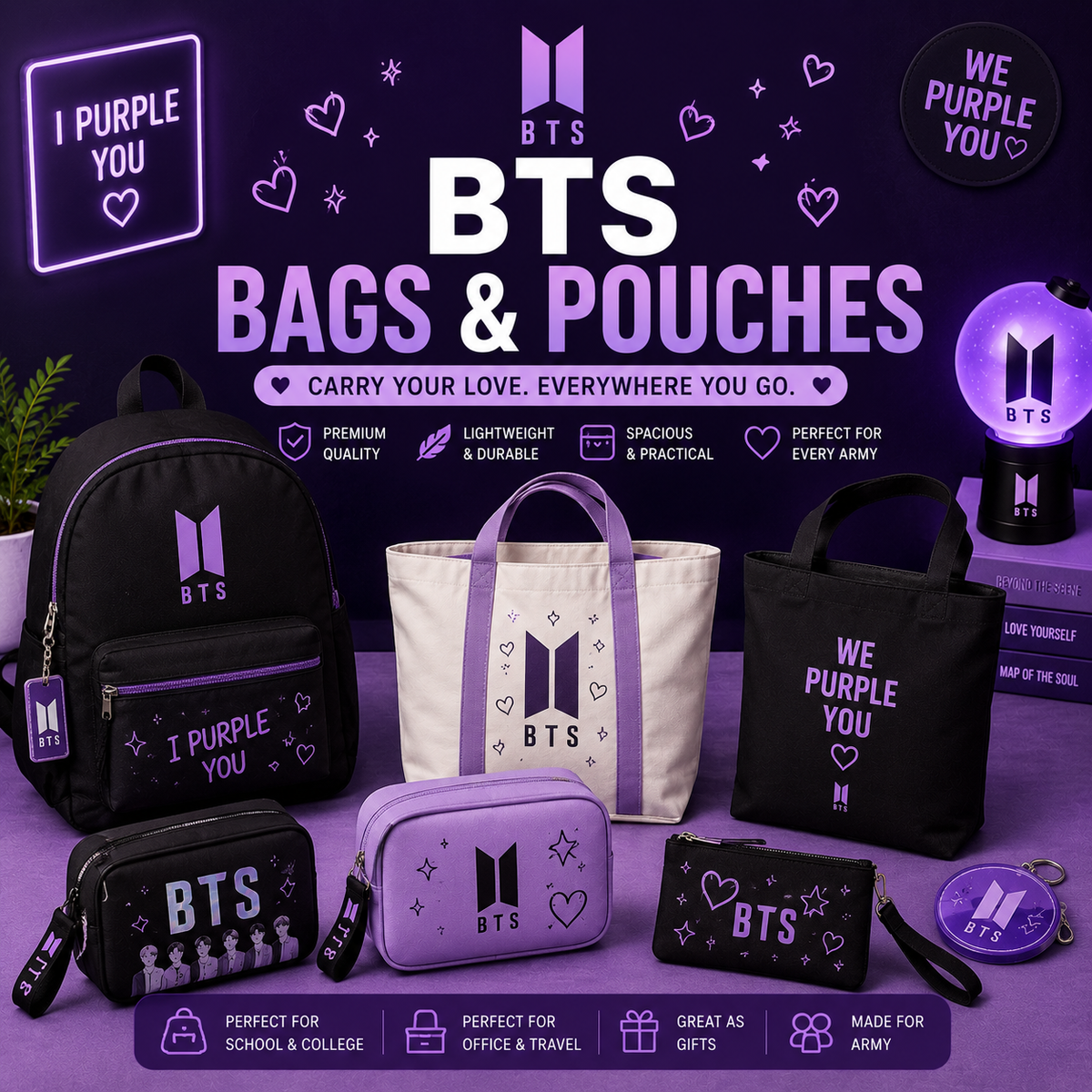BTS Bags & Pouches