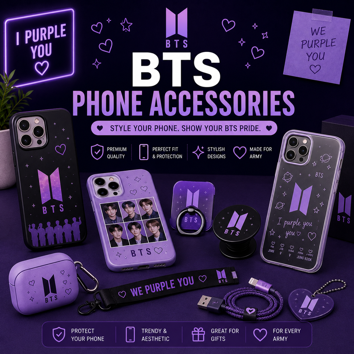 BTS Phone Accessories