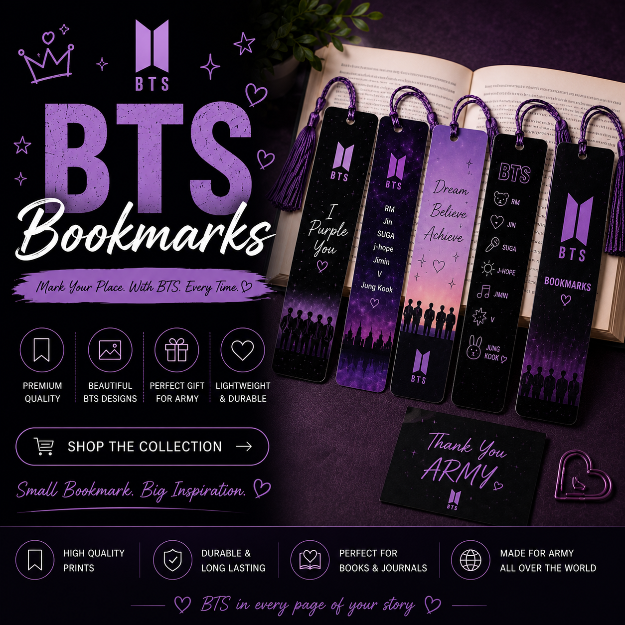 BTS Bookmarks