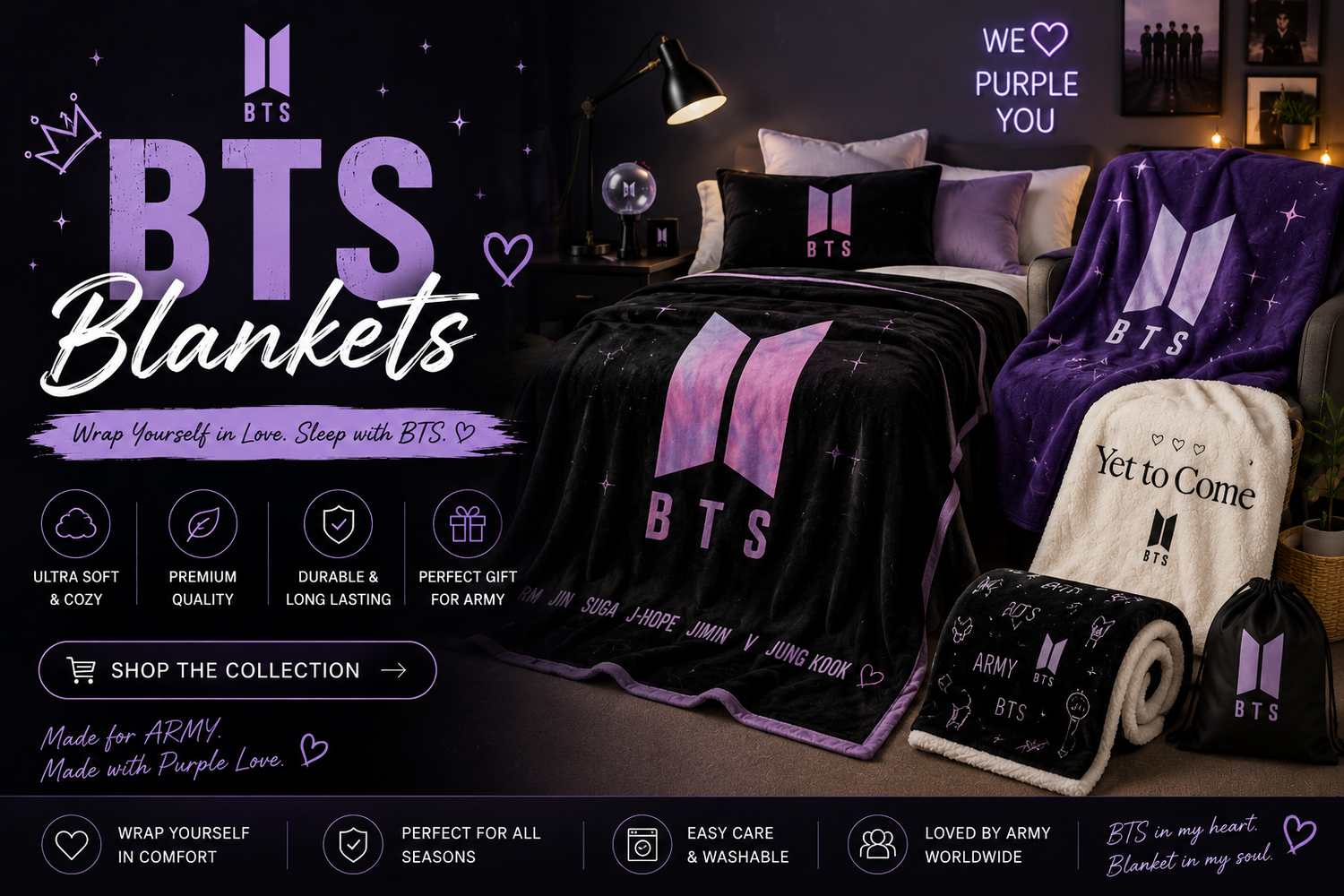BTS Blankets
