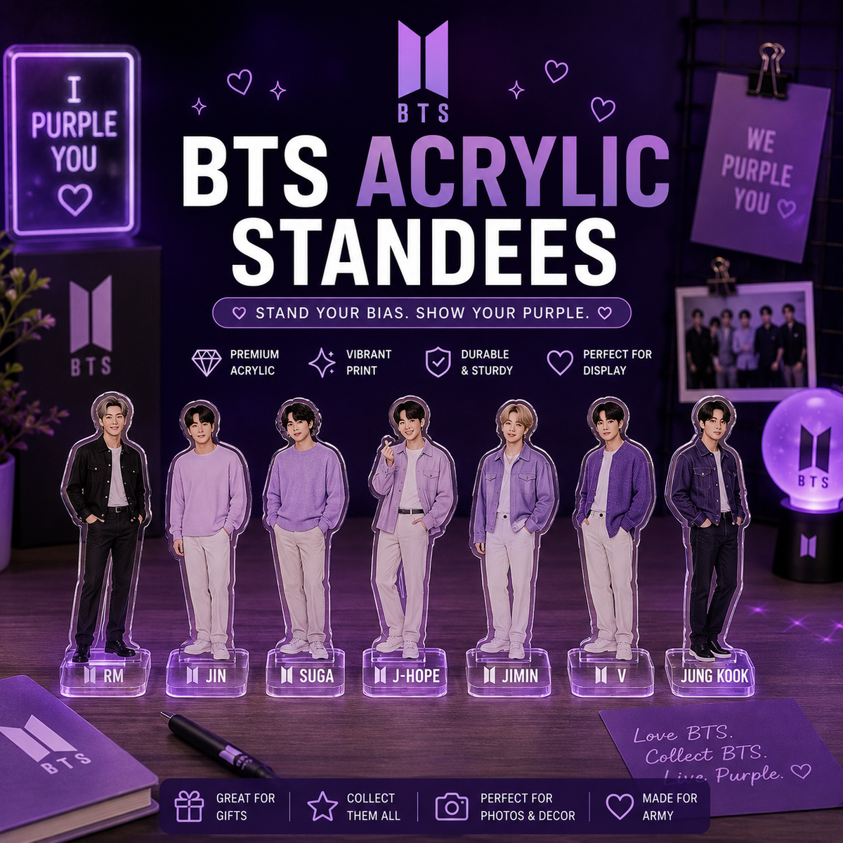 BTS Acrylic Standees