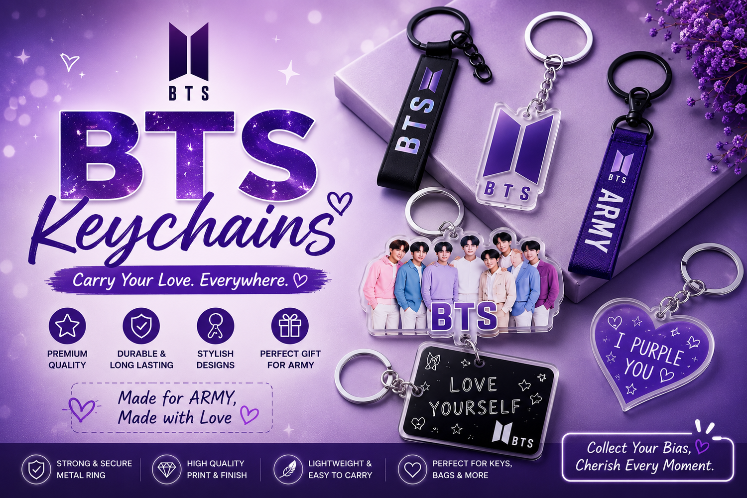 BTS Keychains