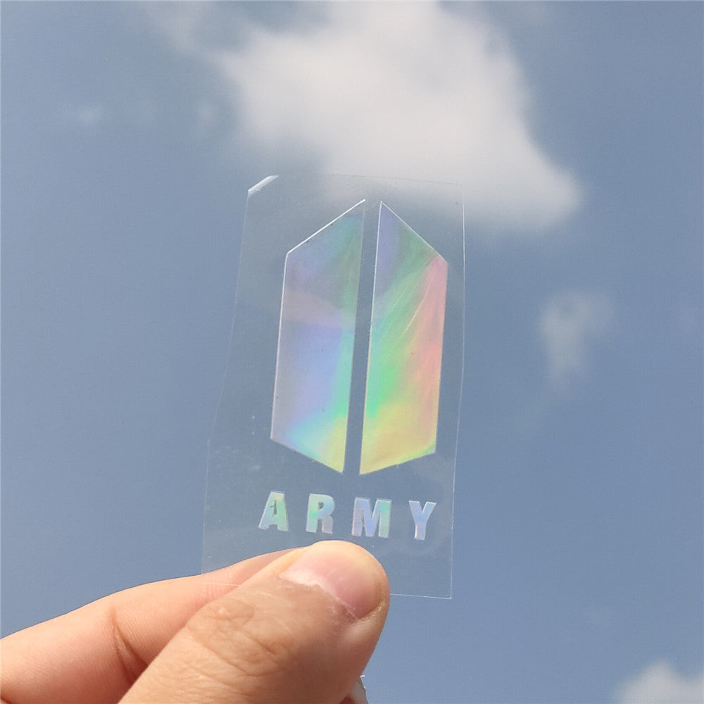 BTS Holographic Sticker Set | Complete Member Name & Logo