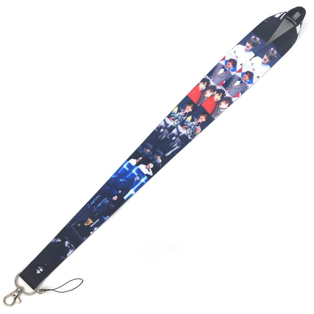 BTS K-Pop Idol Printed Polyester Lanyard and ID Card Holder
