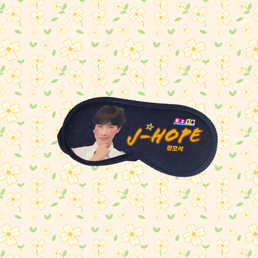 BTS Sleep Eye Mask | Member Portrait & Logo