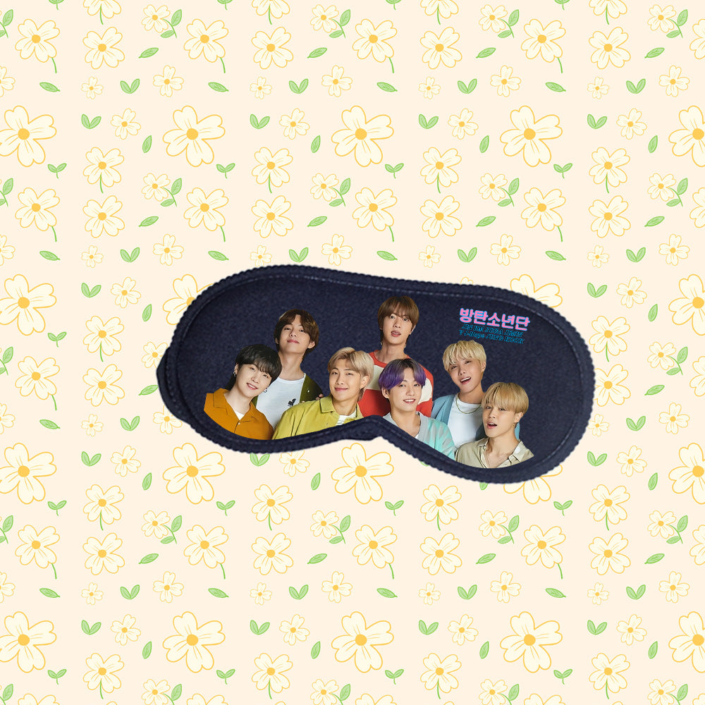 BTS Sleep Eye Mask | Member Portrait & Logo