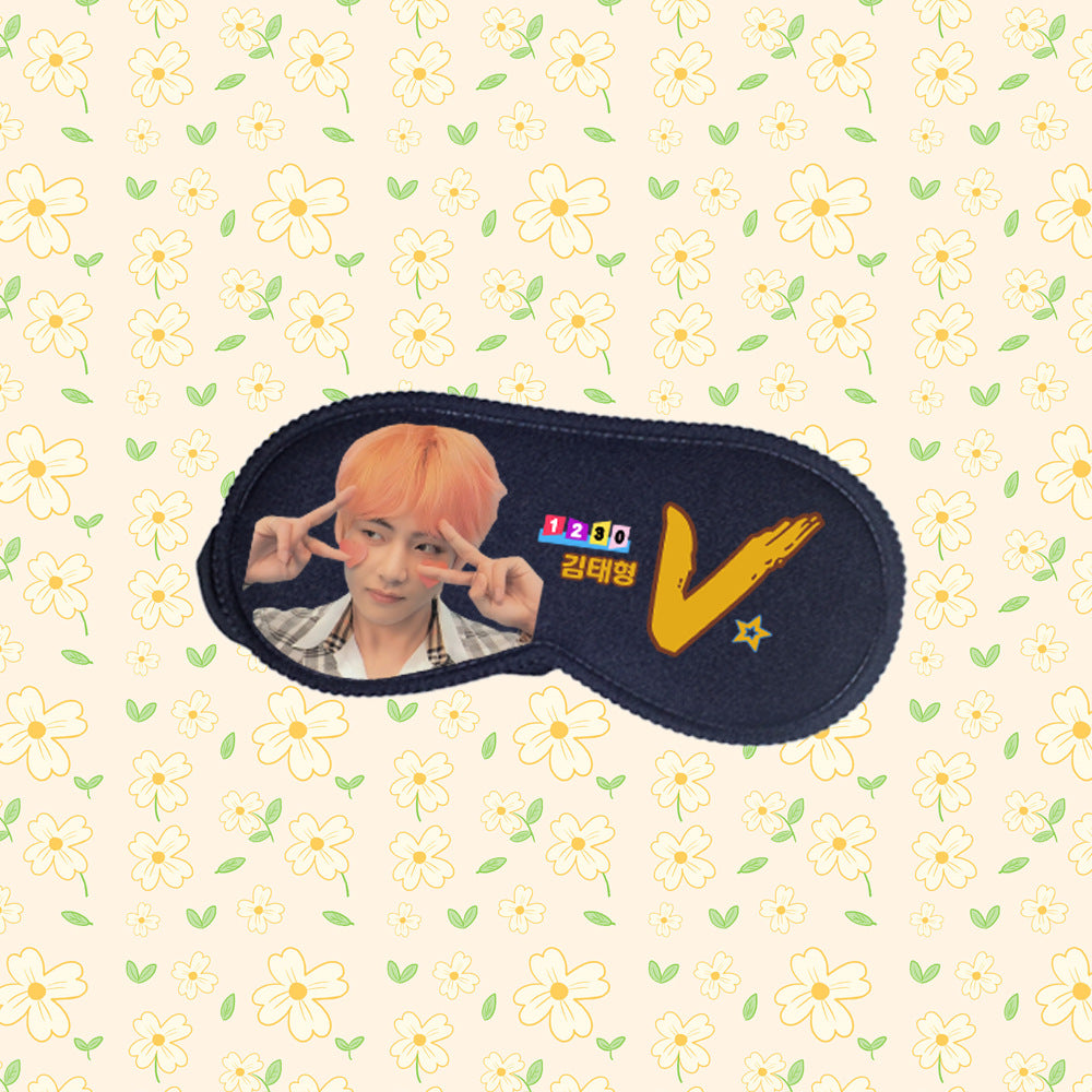 BTS Sleep Eye Mask | Member Portrait & Logo