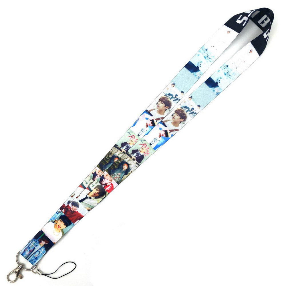 BTS K-Pop Idol Printed Polyester Lanyard and ID Card Holder