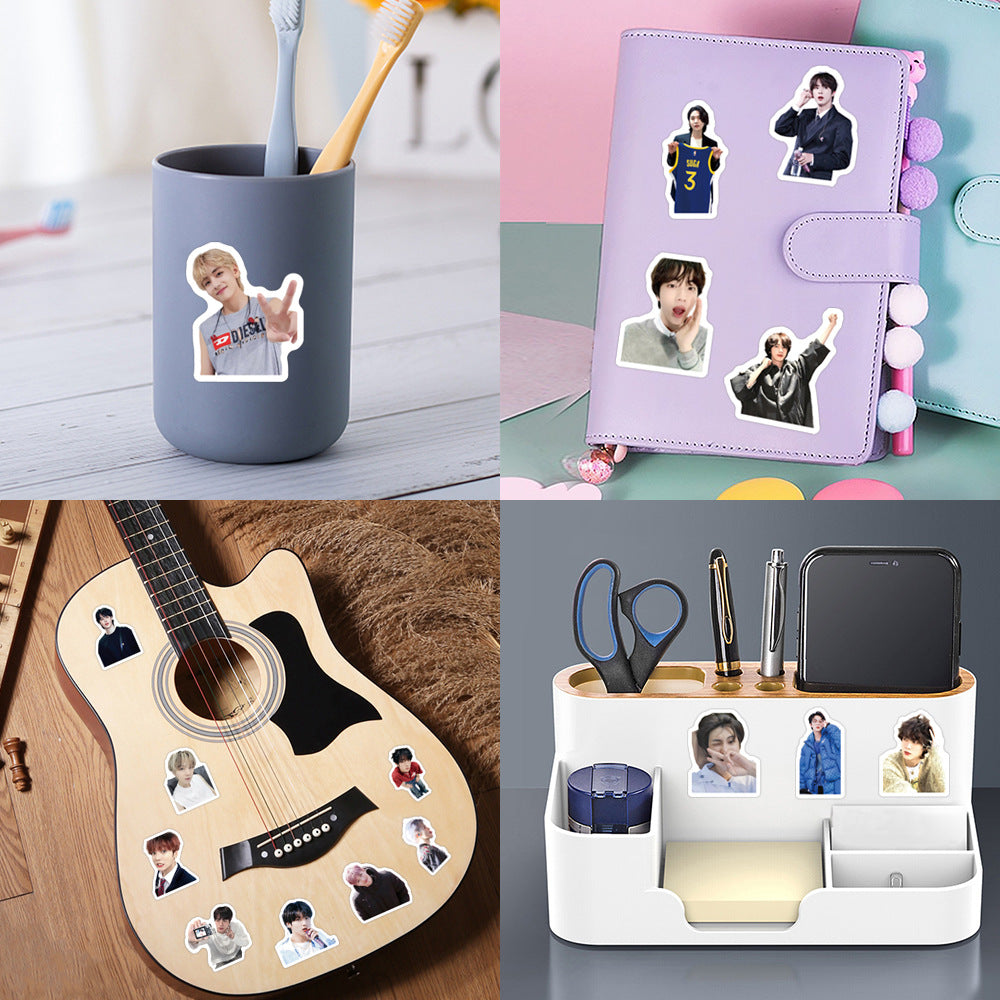 BTS Photo Waterproof Vinyl Sticker Pack