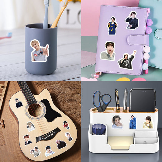 BTS Photo Waterproof Vinyl Sticker Pack
