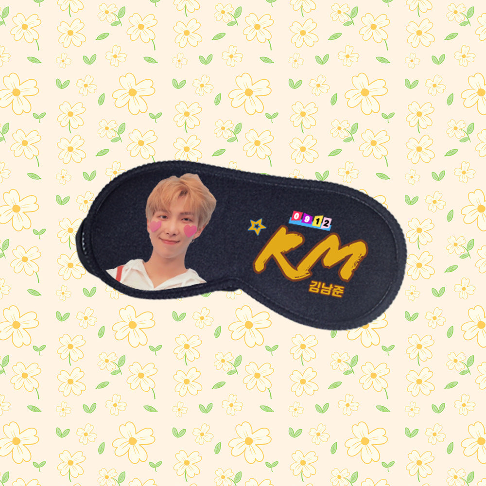 BTS Sleep Eye Mask | Member Portrait & Logo