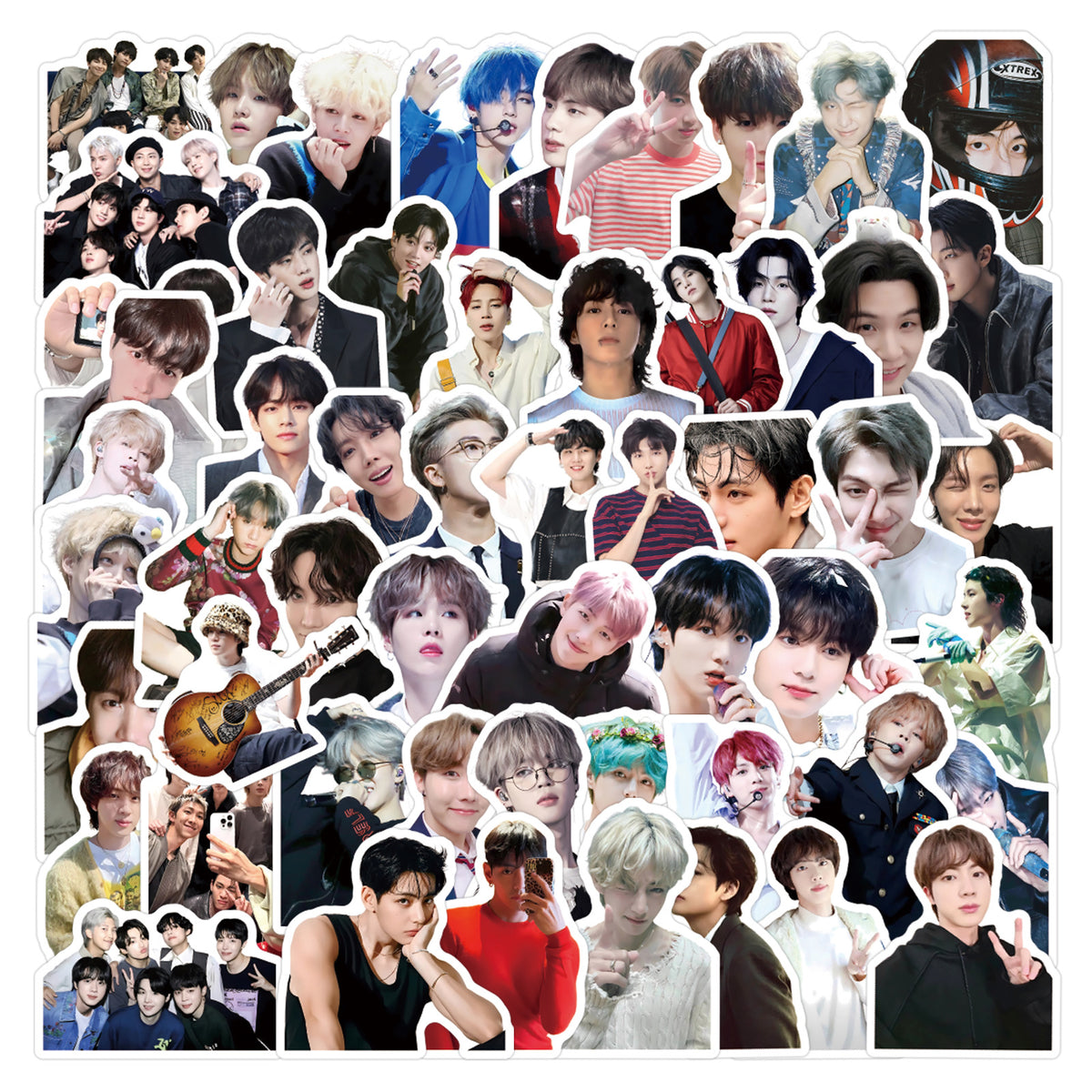 BTS Photo Waterproof Vinyl Sticker Pack