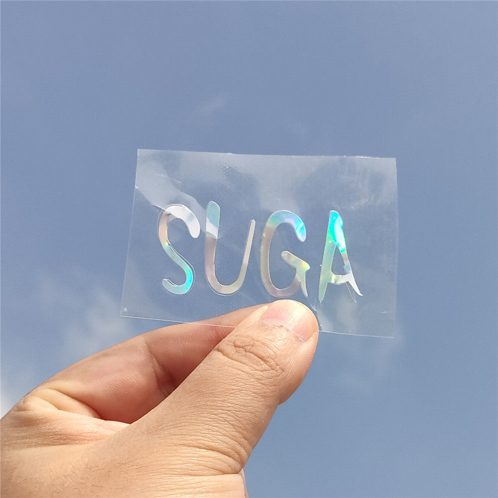 BTS Holographic Sticker Set | Complete Member Name & Logo