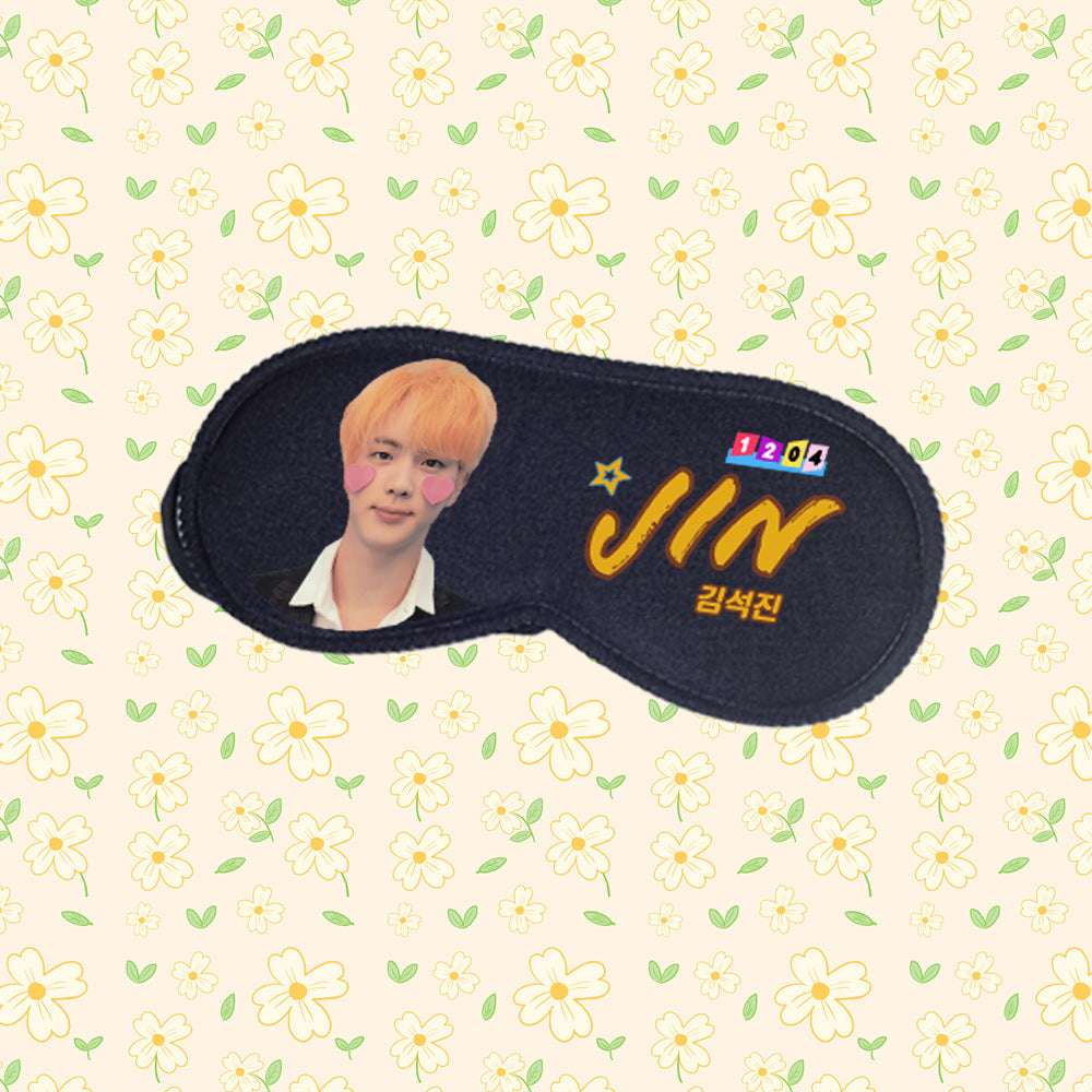 BTS Sleep Eye Mask | Member Portrait & Logo