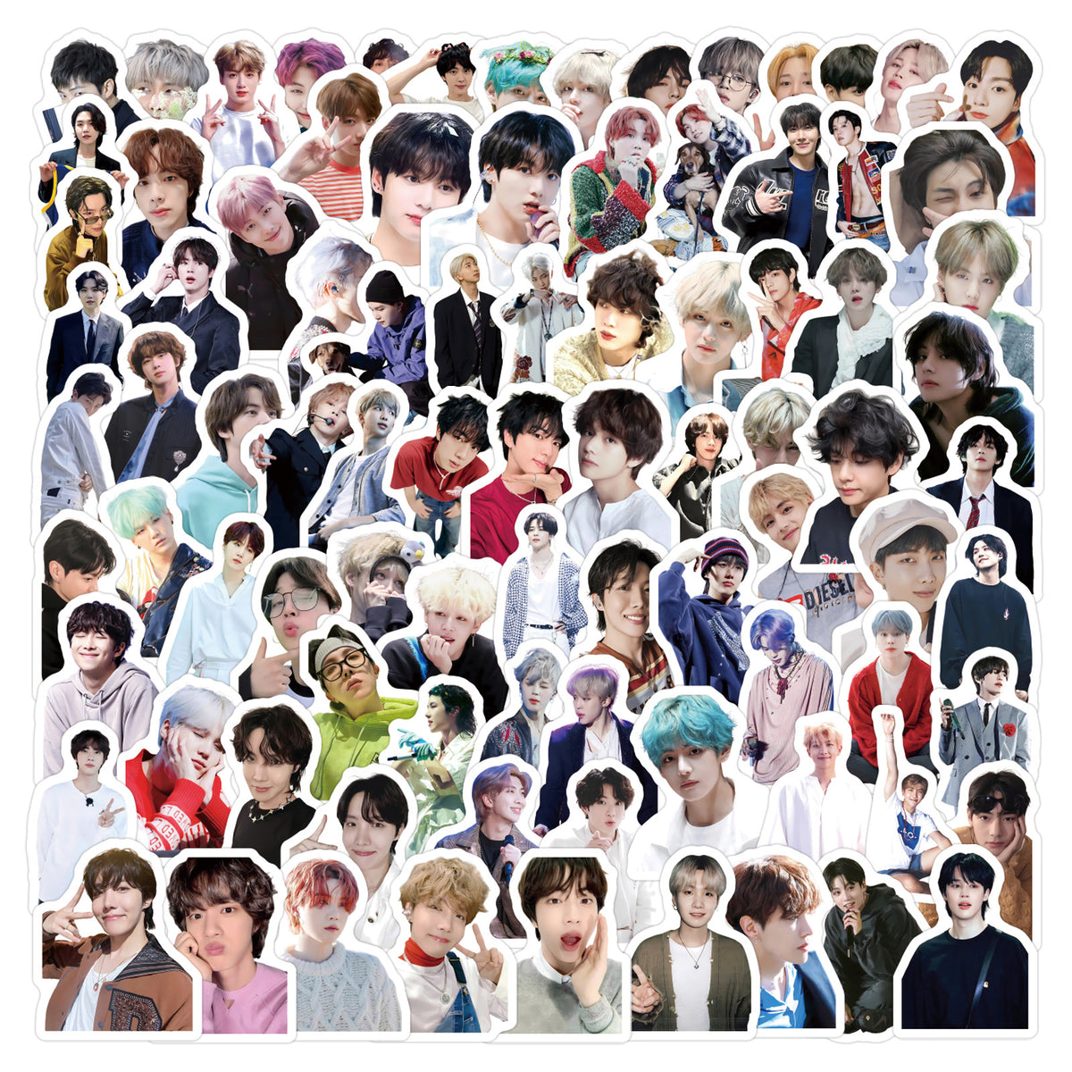 BTS Photo Waterproof Vinyl Sticker Pack