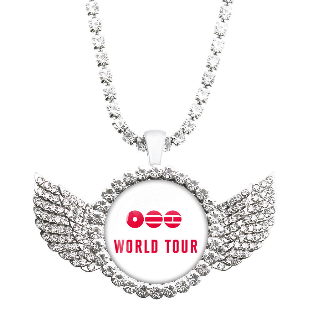 BTS Angel Wings Pendant Necklace