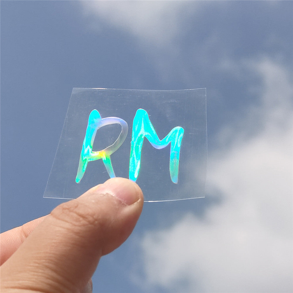BTS Holographic Sticker Set | Complete Member Name & Logo