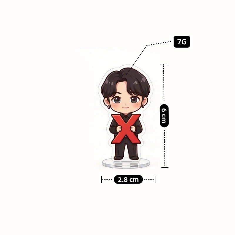 BTS Chibi Acrylic Standee Figure