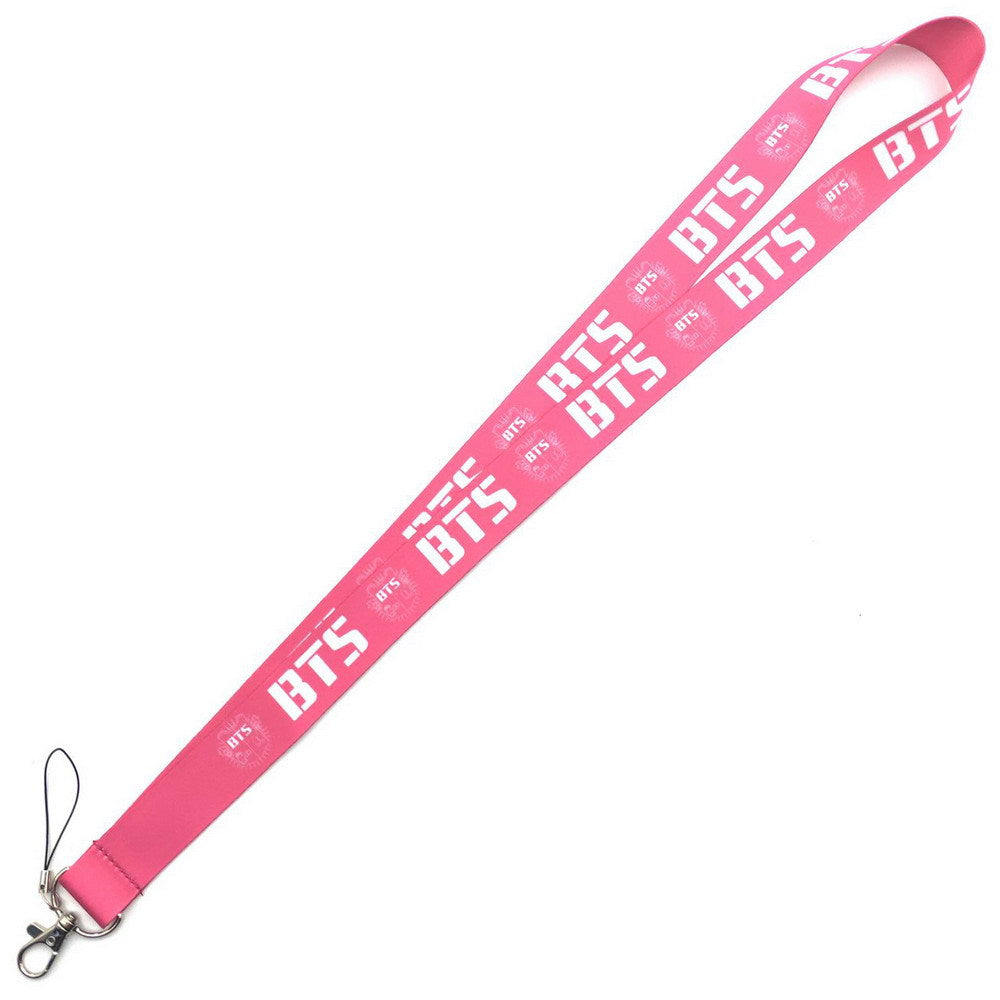 BTS K-Pop Idol Printed Polyester Lanyard and ID Card Holder