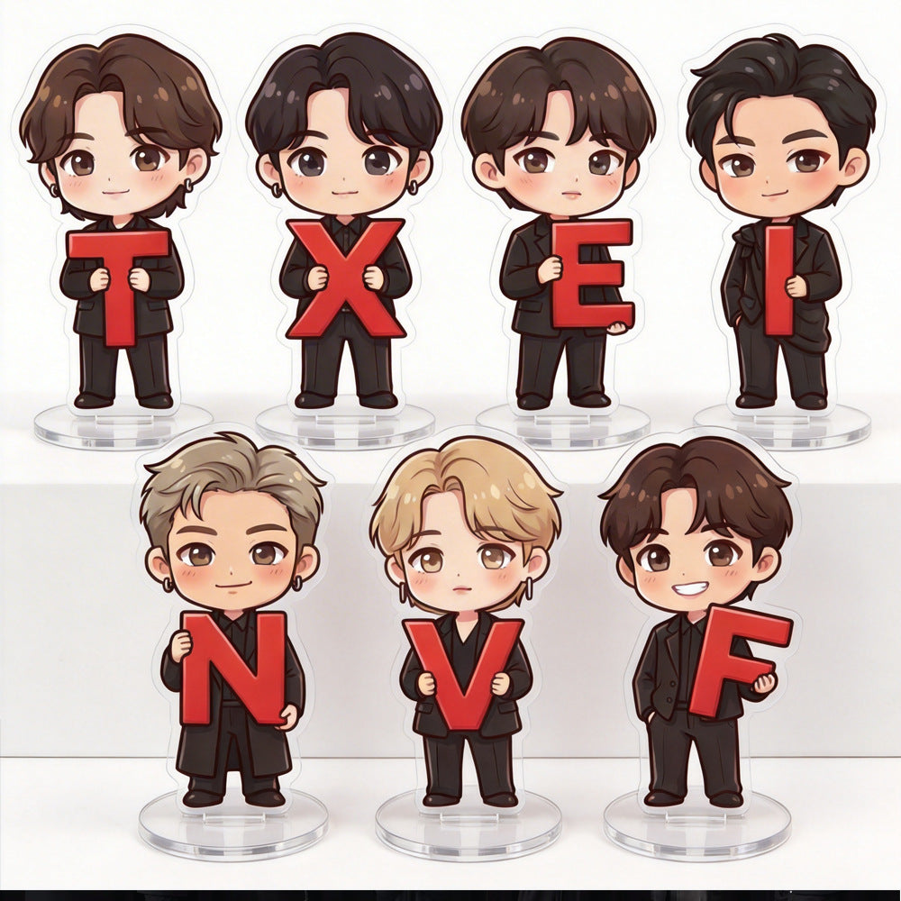 BTS Chibi Acrylic Standee Figure