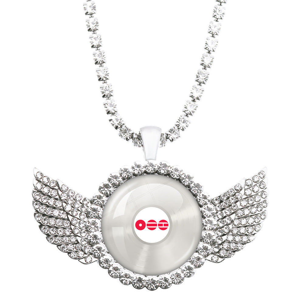BTS Angel Wings Pendant Necklace