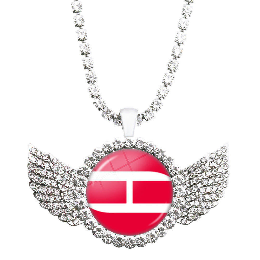 BTS Angel Wings Pendant Necklace