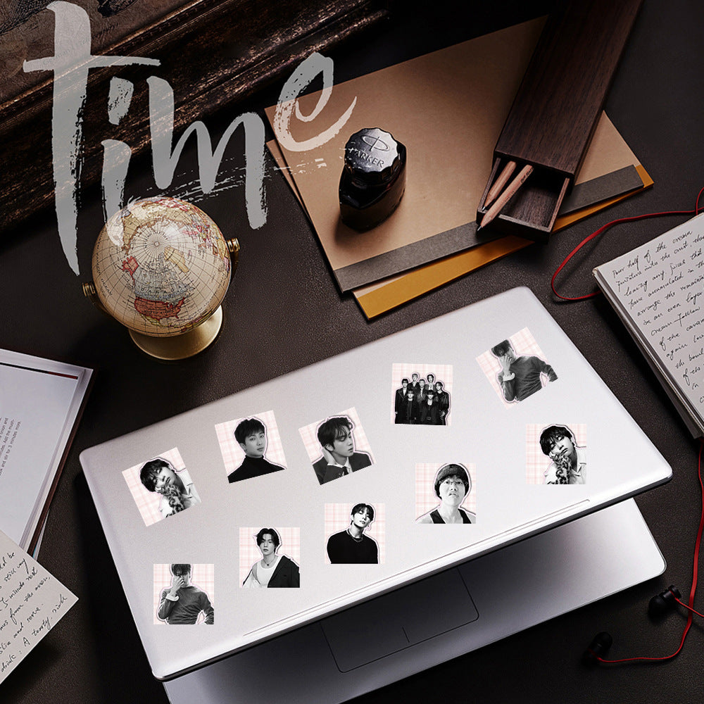 BTS Member Photo Roll Sticker Decal Pack (500 PCS)