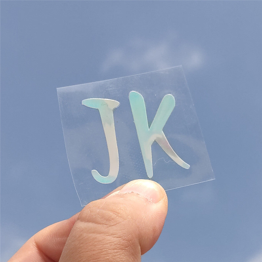 BTS Holographic Sticker Set | Complete Member Name & Logo