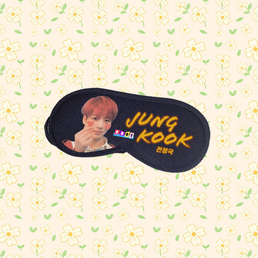 BTS Sleep Eye Mask | Member Portrait & Logo