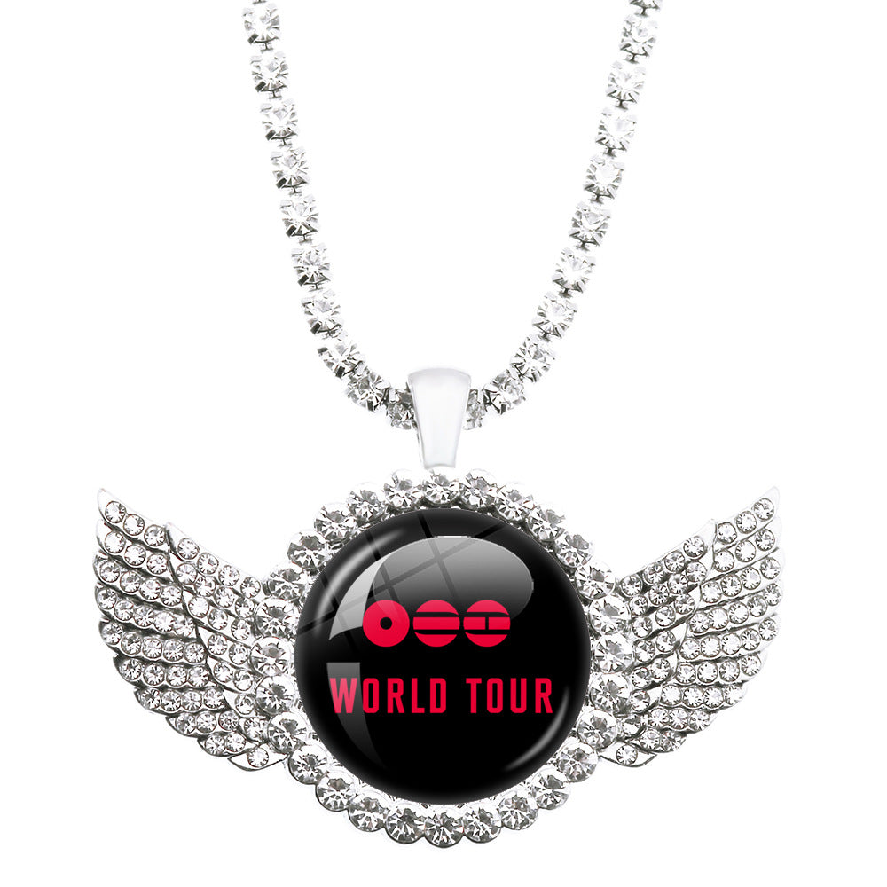 BTS Angel Wings Pendant Necklace
