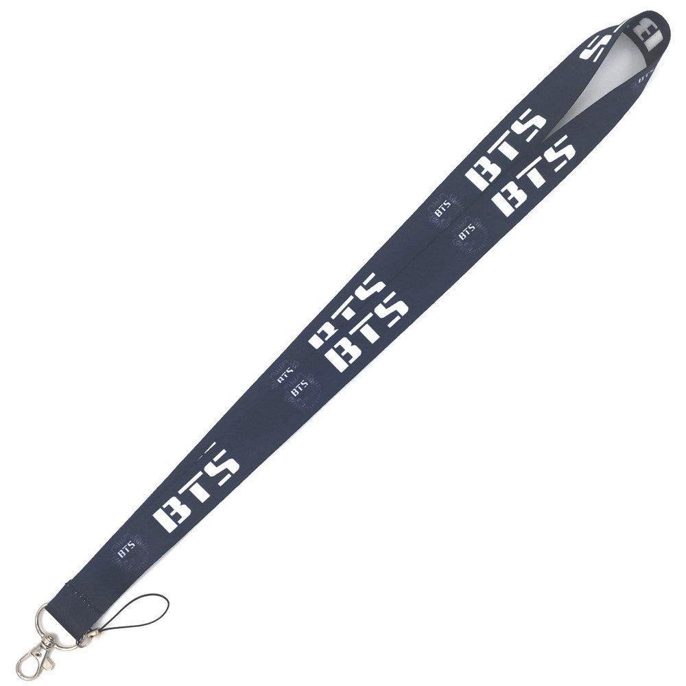 BTS K-Pop Idol Printed Polyester Lanyard and ID Card Holder