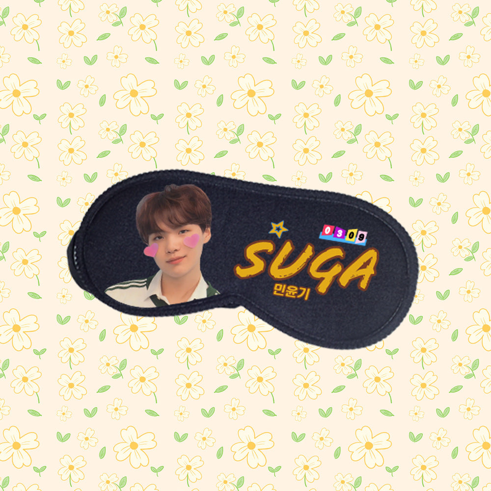 BTS Sleep Eye Mask | Member Portrait & Logo