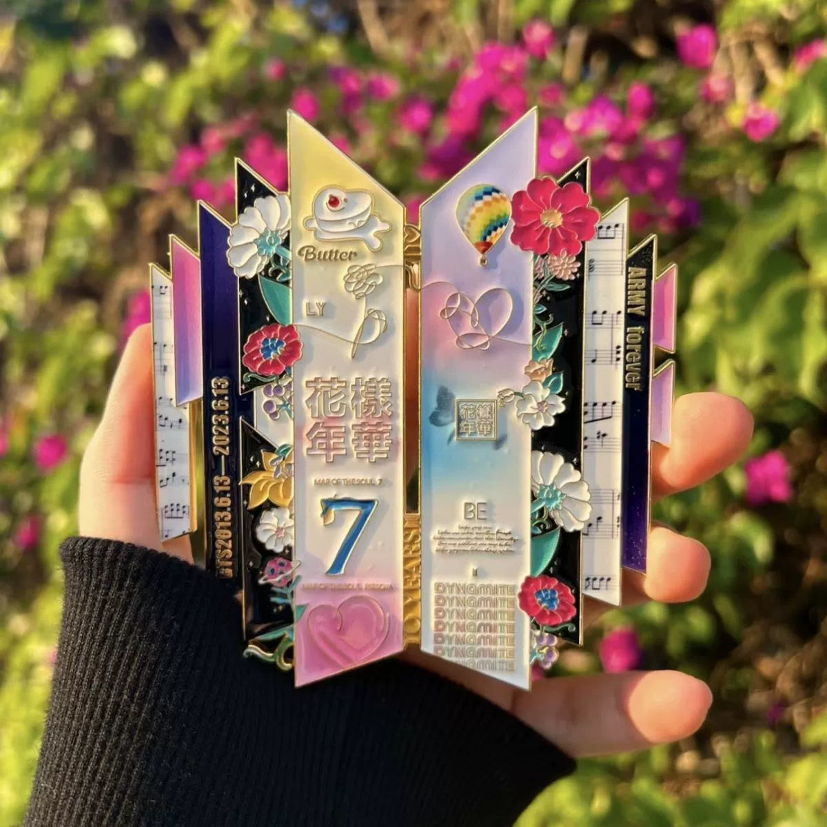 BTS Anniversary Metal Badge
