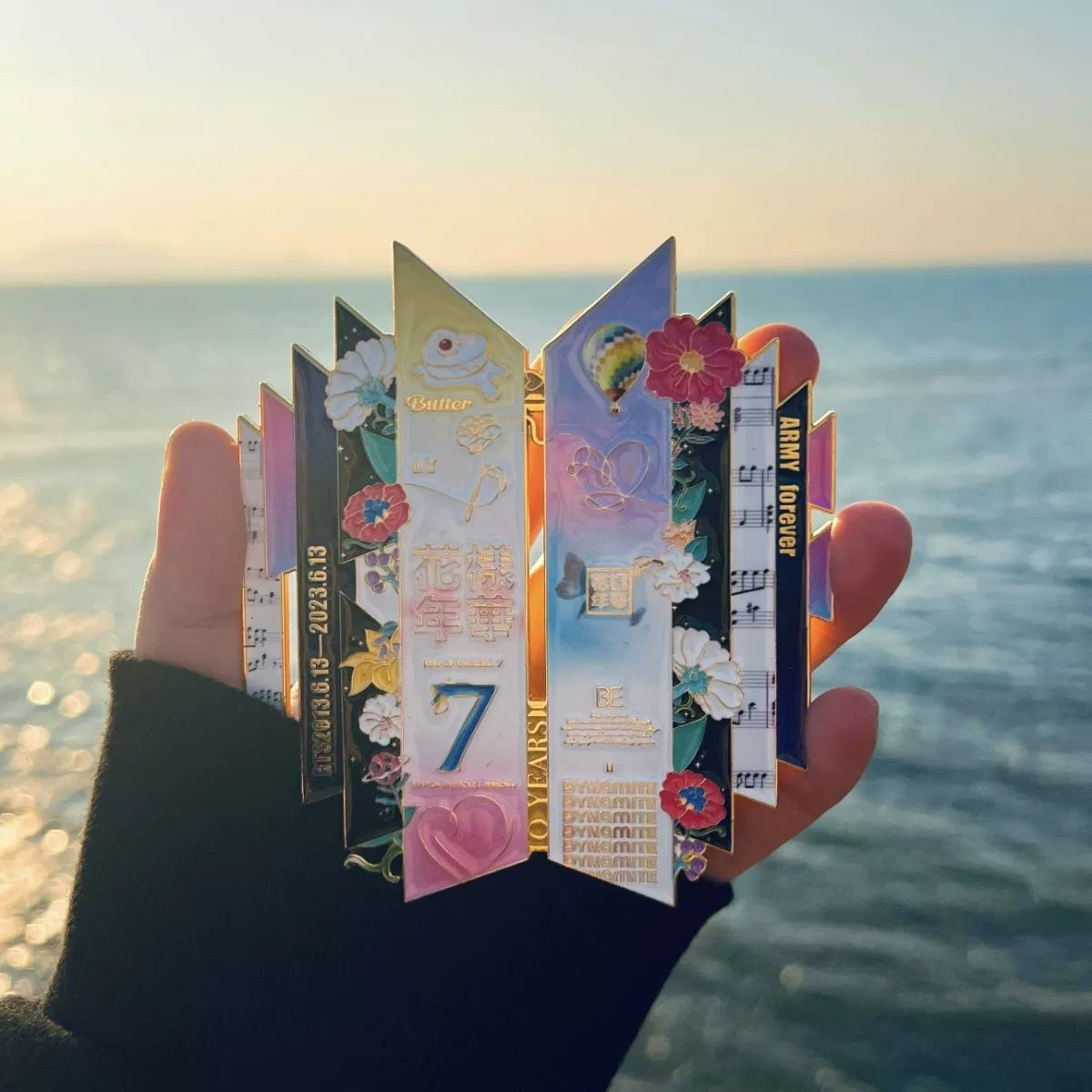 BTS Anniversary Metal Badge