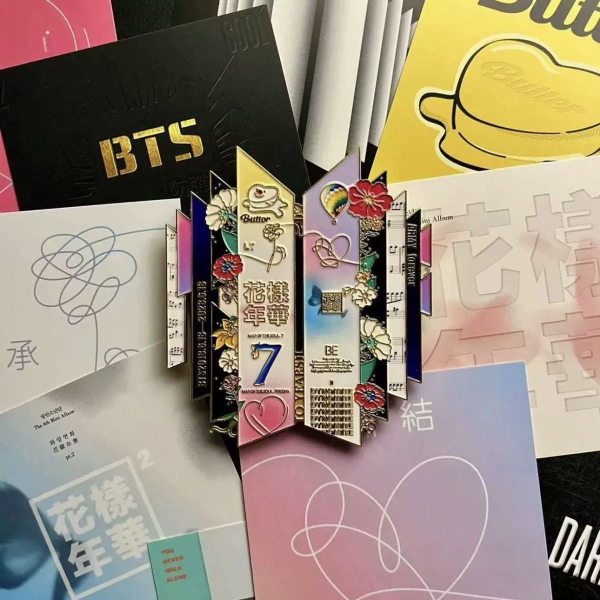 BTS Anniversary Metal Badge