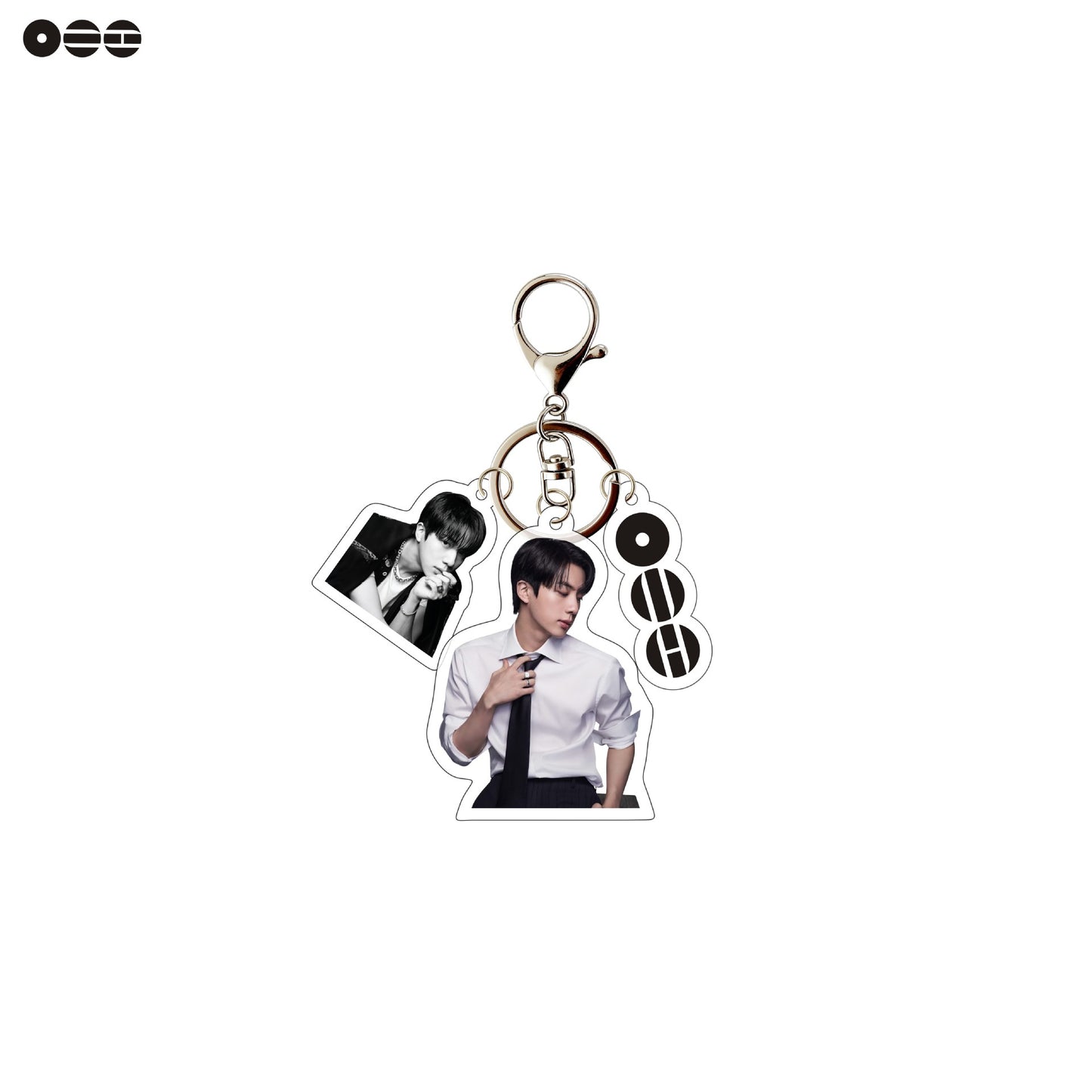 BTS 3-Piece Acrylic Keychain Set – Premium K-Pop Bag Charm, Backpack Pendant & BTS ARMY Merchandise Gift | BTS Keychain