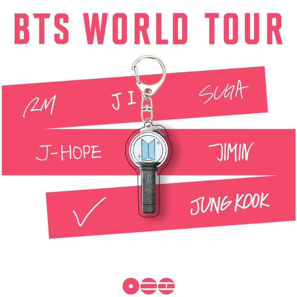 BTS Army Bomb Acrylic Keychain | Bangtan Boys Light Stick Key Ring | K-Pop Bag Charm | Gift for BTS ARMY