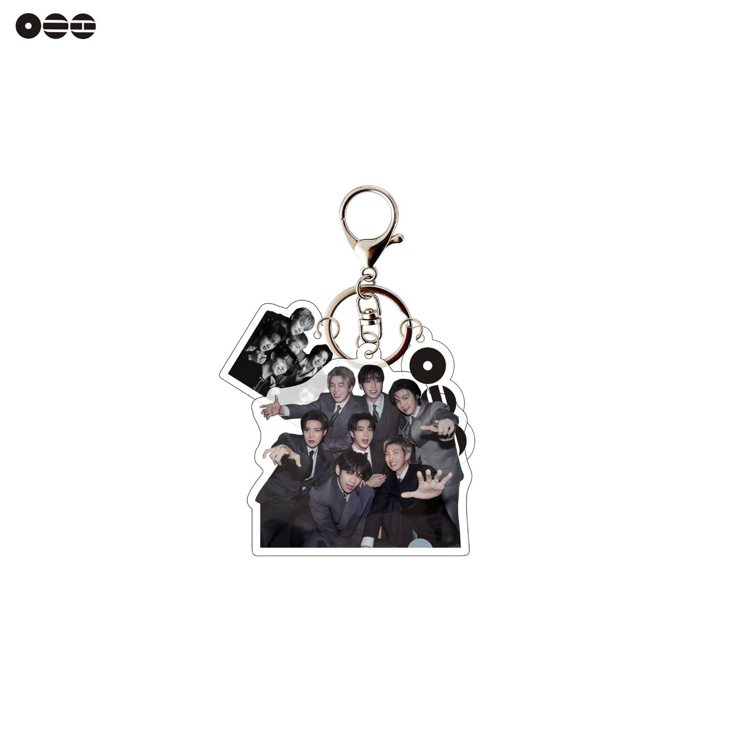 BTS 3-Piece Acrylic Keychain Set – Premium K-Pop Bag Charm, Backpack Pendant & BTS ARMY Merchandise Gift | BTS Keychain