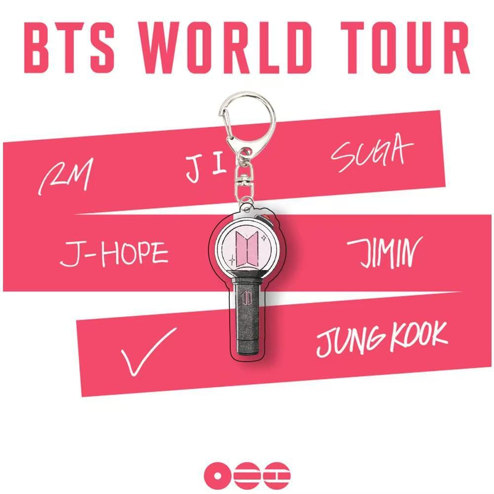 BTS Army Bomb Acrylic Keychain | Bangtan Boys Light Stick Key Ring | K-Pop Bag Charm | Gift for BTS ARMY