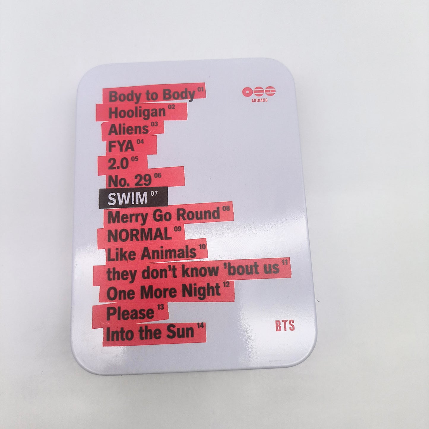 BTS Tour Collection Metal Storage Tin Box – Portable Dustproof Organizer Case for Photocards, Stickers & Small Accessories