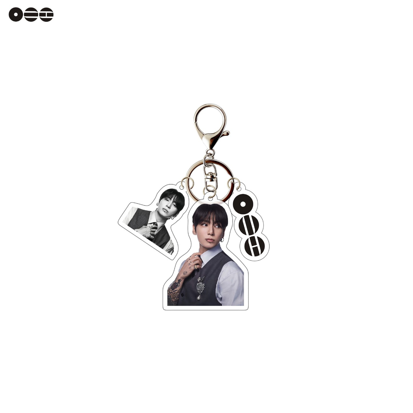 BTS 3-Piece Acrylic Keychain Set – Premium K-Pop Bag Charm, Backpack Pendant & BTS ARMY Merchandise Gift | BTS Keychain